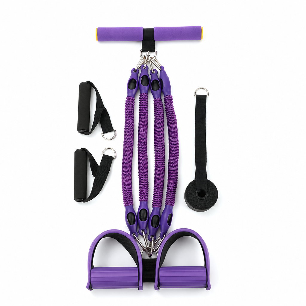 📢📢50% RABATT !!🏋️ Multifunktionaler Fuß-Pedal-Expander – Widerstandsband für Bauch, Beine & Po, ideal für Yoga & Pilates