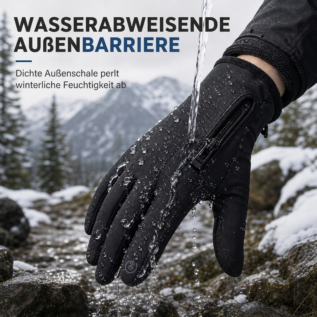 🧤 JETZT 50 % RABATT! ❄️ Wasserdichte Winterhandschuhe für den Outdoor-Einsatz – winddichtes Außenmaterial & weiches Plüschfutter zum Radfahren und Wandern 🚴