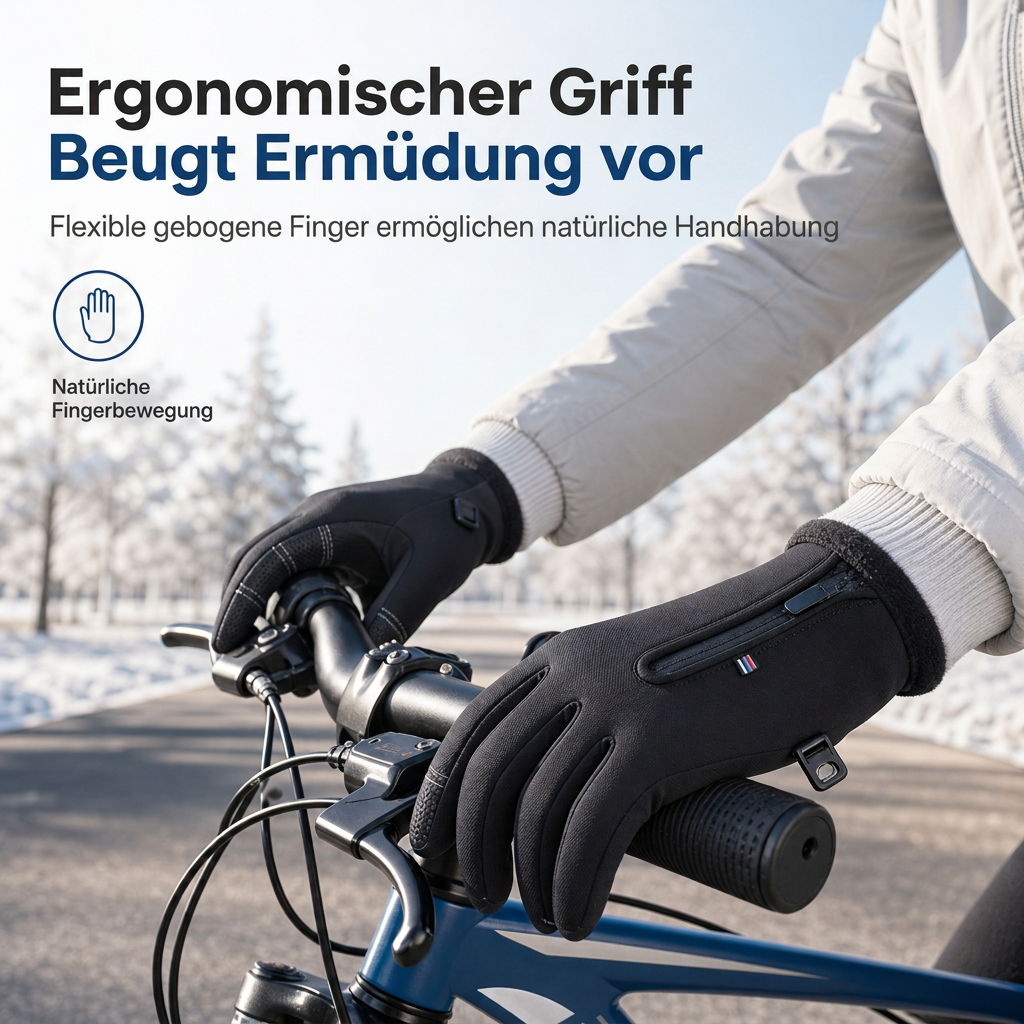 🧤 JETZT 50 % RABATT! ❄️ Wasserdichte Winterhandschuhe für den Outdoor-Einsatz – winddichtes Außenmaterial & weiches Plüschfutter zum Radfahren und Wandern 🚴
