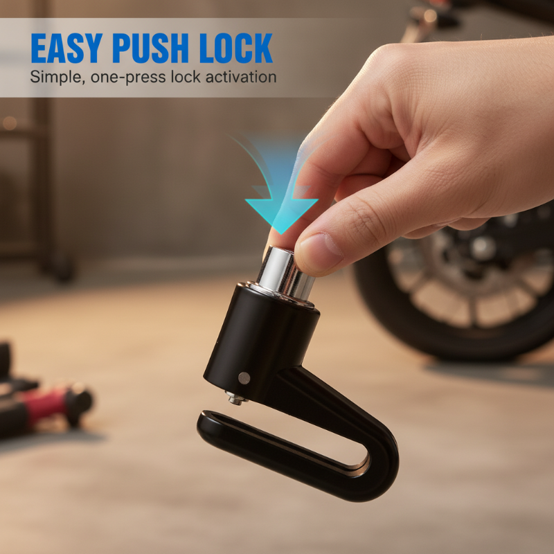 🔥Early Black Friday – Deals starten jetzt!💰🔒Robustes Bremsscheibenschloss – Druckverschluss & Diebstahlschutz für Fahrrad, Motorrad & Roller