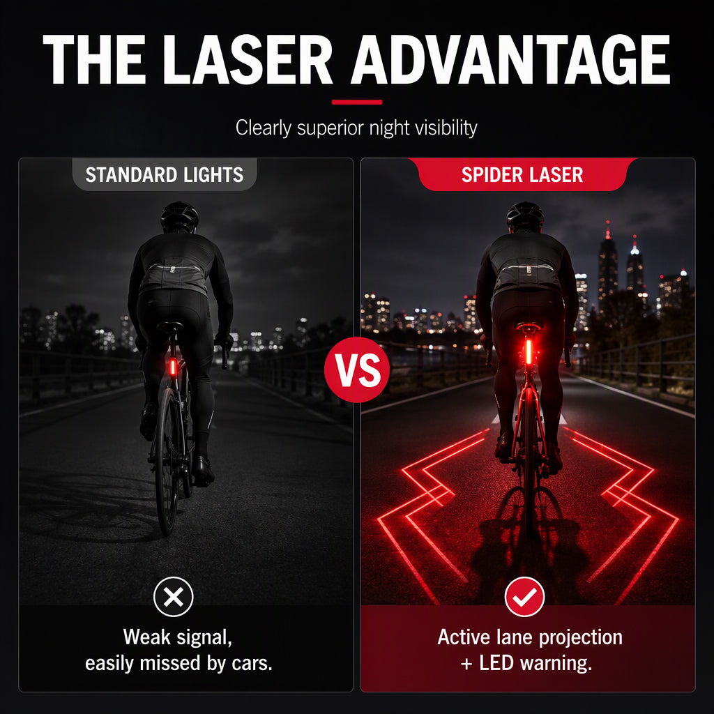 🔥Early Black Friday – Deals starten jetzt!💰🚲 USB-aufladbares LED-Fahrradrücklicht im Spider-Design – für Nachtfahrten & als Warnleuchte