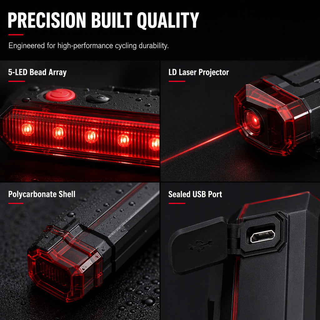 🔥Early Black Friday – Deals starten jetzt!💰🚲 USB-aufladbares LED-Fahrradrücklicht im Spider-Design – für Nachtfahrten & als Warnleuchte