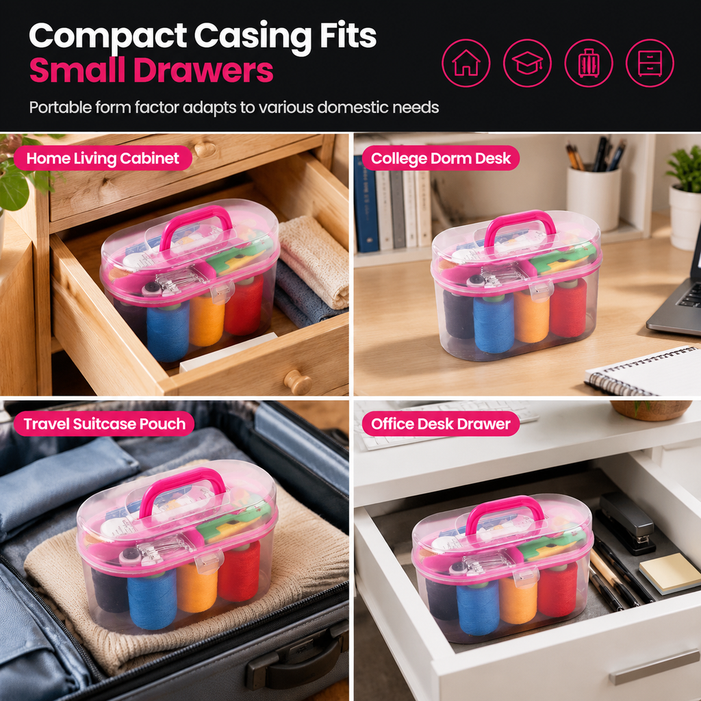 🧵 50% RABATT! Tragbares Nähset für Zuhause – komplettes Set für tägliches Nähen & Reparieren