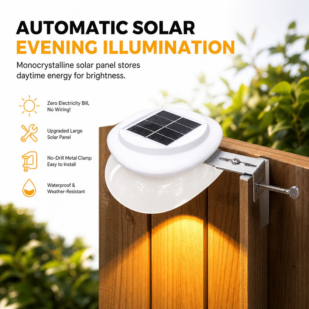 🔥Early Black Friday – Deals starten jetzt!💰☀️ Solar-Wandleuchten für den Außenbereich – LED-Deko für Garten, Zaun & Hof, wasserdicht & kabellos