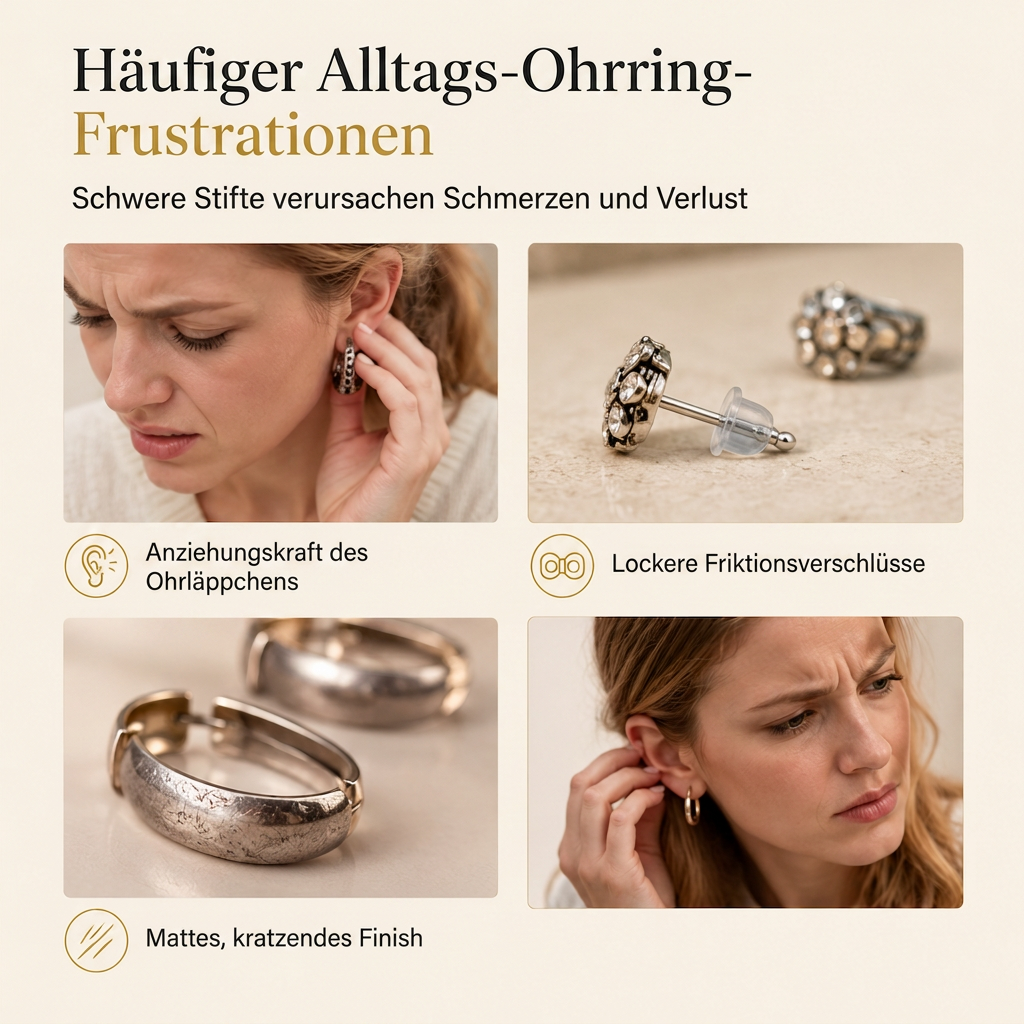 🐅🤎 U-förmige Ohrclips mit Leopardenmuster – retro Design, elegant & außergewöhnlich