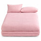 🔥50 % RABATT 🛏️ Verdicktes Spannbettlaken aus Halb-Fleece für Herbst & Winter – einfarbig, extra warm & kuschelig