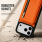 ⏳50% RABATT! 📱 Faltbare Wallet-Handyhülle mit Umhängeband – PU-Leder, Kartenfächer & Standfunktion