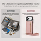⏳50% RABATT! 📱 Faltbare Wallet-Handyhülle mit Umhängeband – PU-Leder, Kartenfächer & Standfunktion