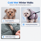 🐶 Warme & wasserdichte Winterjacke mit Kapuze für Hunde – schützt vor Kälte, Regen & Schnee
