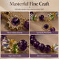 💜Amethyst-Armband mit Zirkonia-Stern – Glück & Wohlstand, elegant & vielseitig