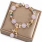 💜Amethyst-Armband mit Zirkonia-Stern – Glück & Wohlstand, elegant & vielseitig