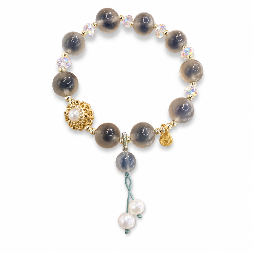 💜Amethyst-Armband mit Zirkonia-Stern – Glück & Wohlstand, elegant & vielseitig