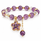 💜Amethyst-Armband mit Zirkonia-Stern – Glück & Wohlstand, elegant & vielseitig