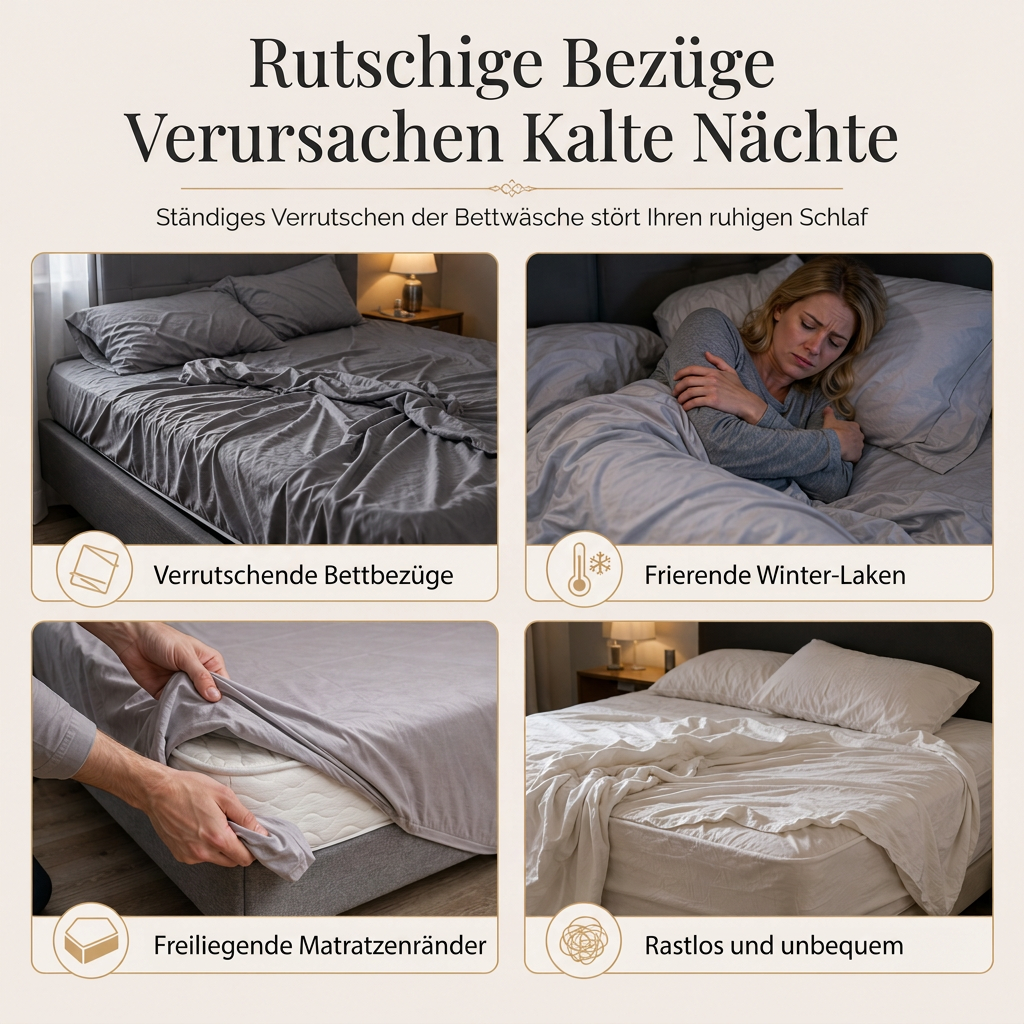 ❄️ 50% RABATT! 🛏️ Bettvolant mit Spitze aus gepolstertem Fleece – verdickt, rutschfest & als Matratzenschoner