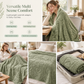 🎄50% RABATT! 🛋️ Weiche, hautfreundliche Doppelseiten-Jacquarddecke aus Baumwoll-Fleece – kuschelig für Sofa, Büro & Mittagsschlaf