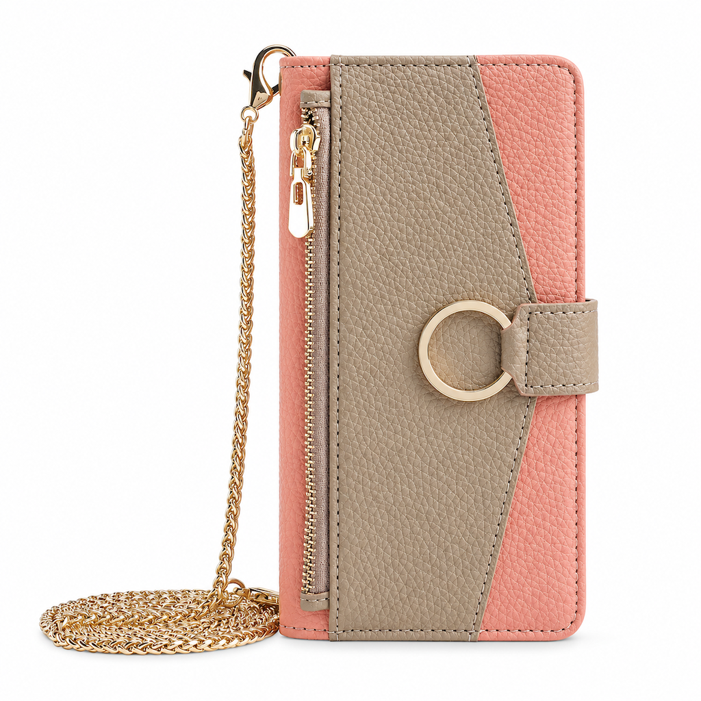 ✨ 50% RABATT! 📱 PU-Leder Flip-Hülle mit Kartenfächern, Standfunktion & Trageband – praktische Handyhülle