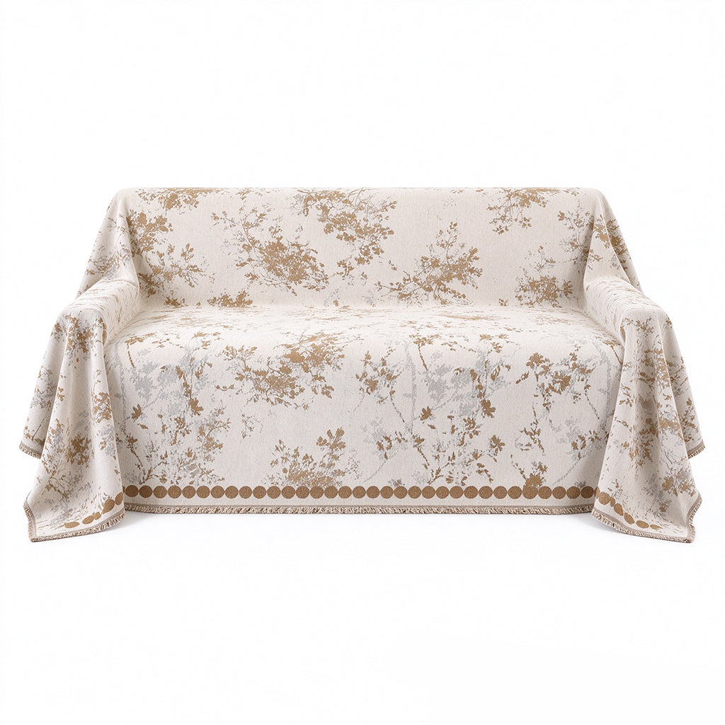 50% RABATT! 🛋️ Kratzfester Chenille-Sofaüberwurf – französischer Stil, rutschfest & haustierfreundlich