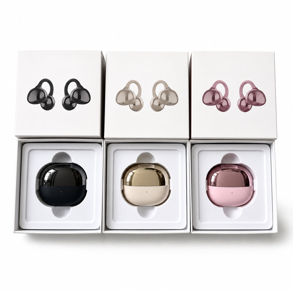 🏃 50% RABATT! 🎧 Open-Ear Clip-On Bluetooth Kopfhörer für Sport – sicherer Halt & Umgebungswahrnehmung