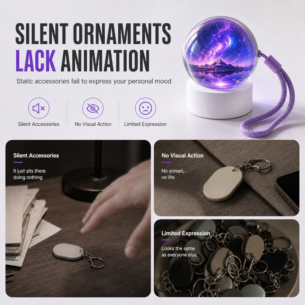 50% RABATT! 🔮 Transparenter Kristallkugel-Bluetooth-Lautsprecher mit Digitaldisplay – für Video- & GIF-Wiedergabe
