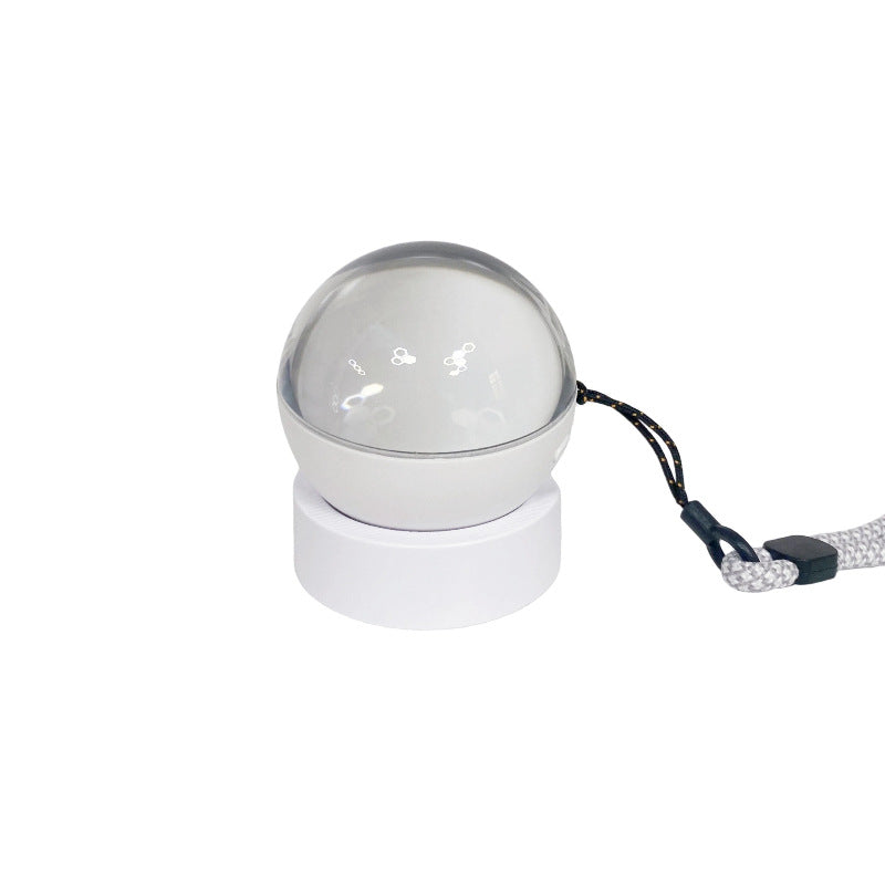 50% RABATT! 🔮 Transparenter Kristallkugel-Bluetooth-Lautsprecher mit Digitaldisplay – für Video- & GIF-Wiedergabe