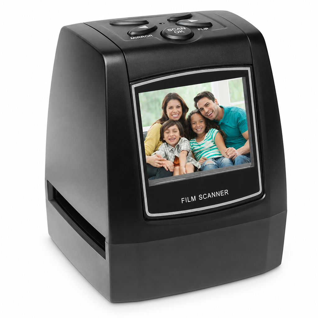 50% RABATT! 📸 Tragbarer Filmscanner mit 2,36-Zoll-LCD – digitalisiert Negative & Dias direkt auf SD-Karte