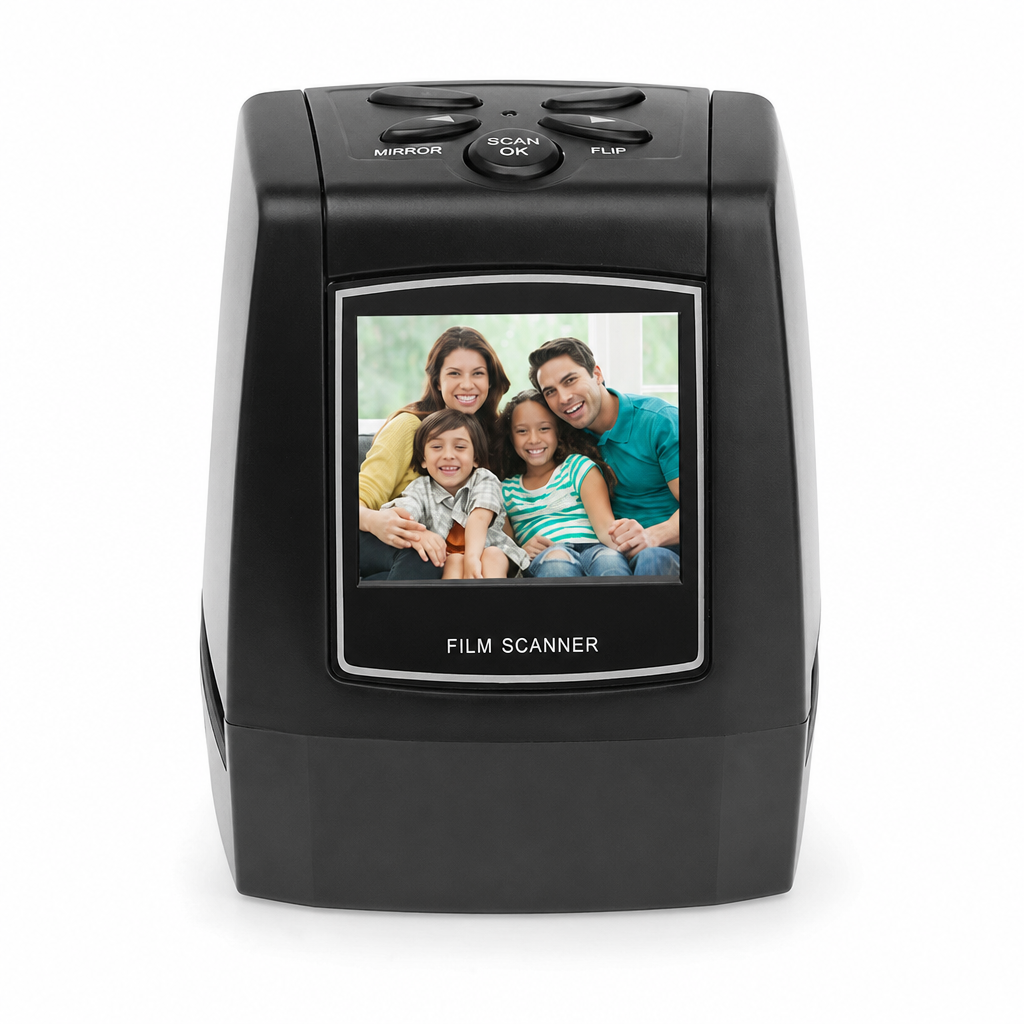 50% RABATT! 📸 Tragbarer Filmscanner mit 2,36-Zoll-LCD – digitalisiert Negative & Dias direkt auf SD-Karte