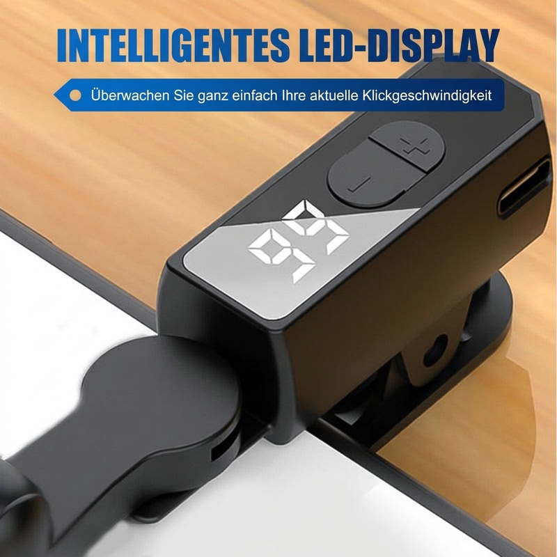 50% RABATT! 📱 Automatischer Bildschirmklicker – 107 Geschwindigkeitsstufen, wiederaufladbar per USB-C, für Gaming & Live-Streaming