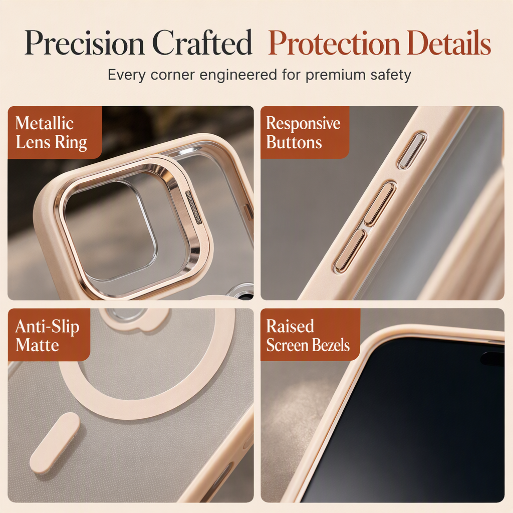 ✨ 50% RABATT! 📱 Magnetische stoßfeste Handyhülle mit verdecktem Kameraschutz & Standfunktion