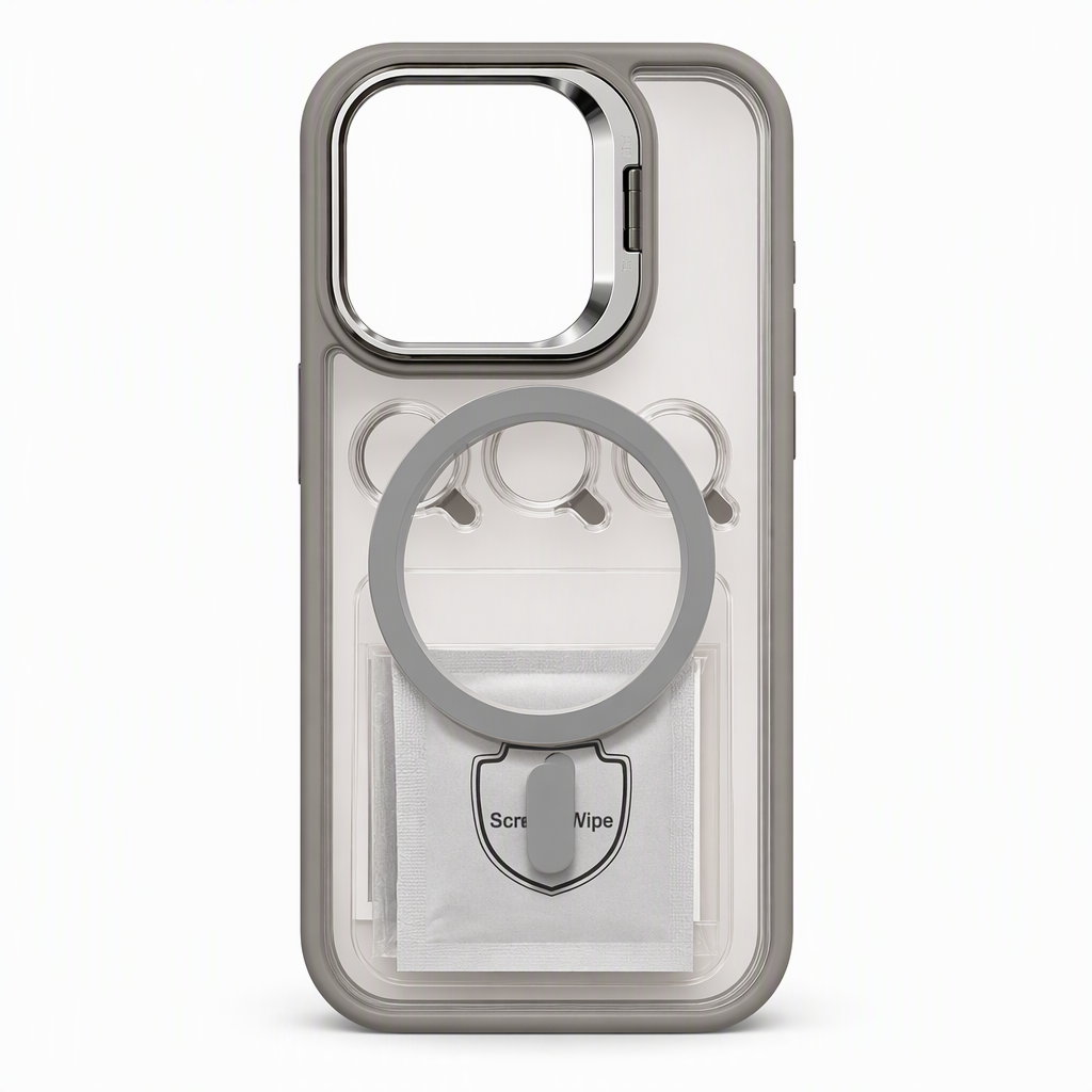 ✨ 50% RABATT! 📱 Magnetische stoßfeste Handyhülle mit verdecktem Kameraschutz & Standfunktion