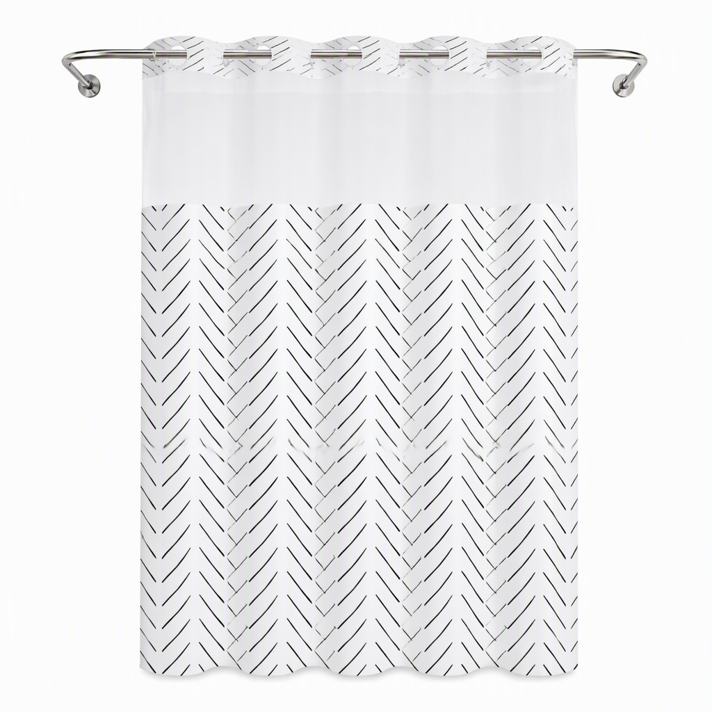 🚿 50% RABATT! 🌸 Wasserdichter Duschvorhang mit Blumenmuster – pflegeleicht & schnell trocknend