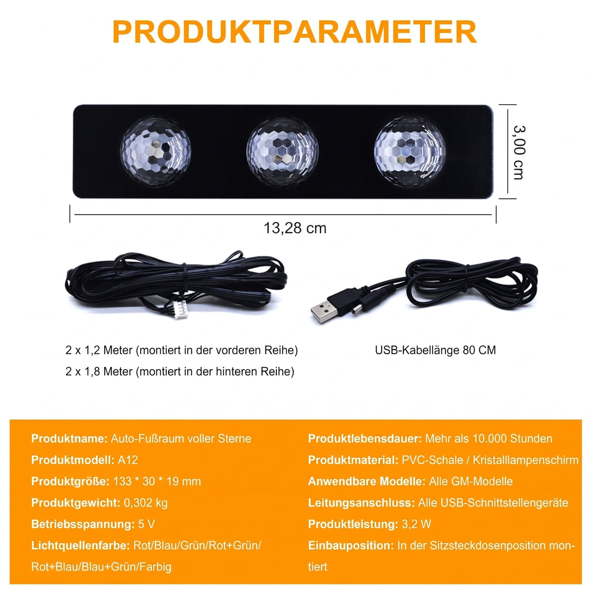 📢📢50% RABATT !!⏰Auto-Innenraum USB Sternenlicht (4er-Set)🌟7 Farben Musiksteuerung & Fernbedienung💥