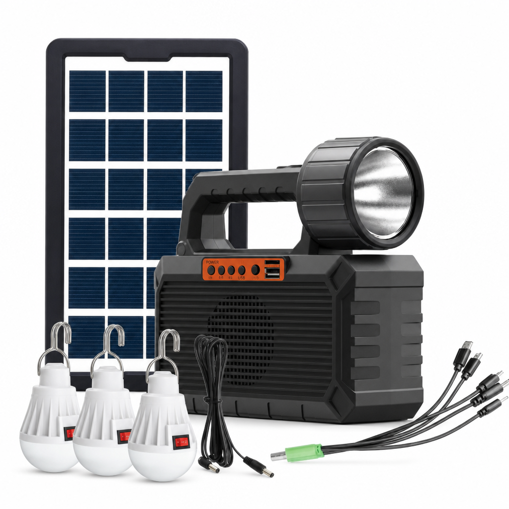 ☀️ 50% RABATT! 📻 Tragbares Solar-Notfallradio mit Bluetooth-Lautsprecher, Taschenlampe & 5V-Ladefunktion