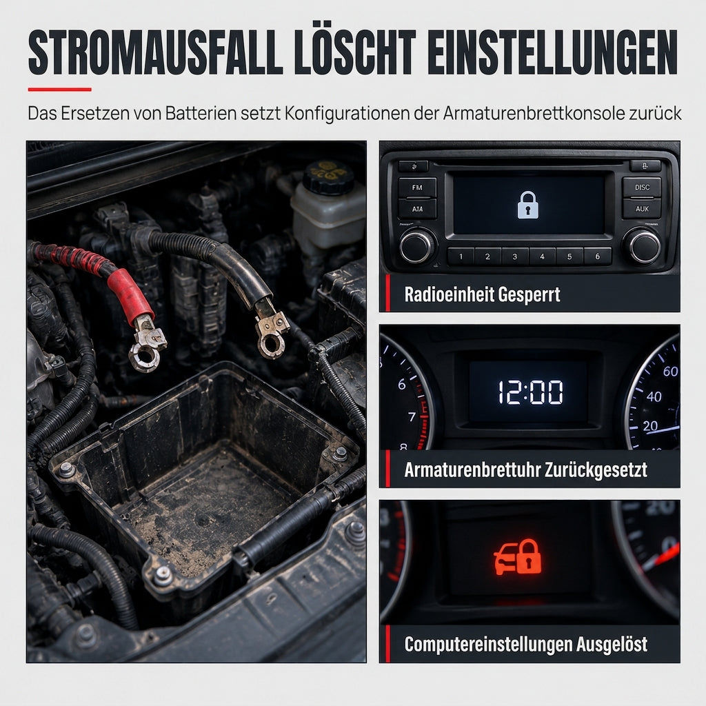 🚗 50% RABATT! 🔋 OBDII 12V Speicher-Backup – Mit Spannungsanzeige ✨