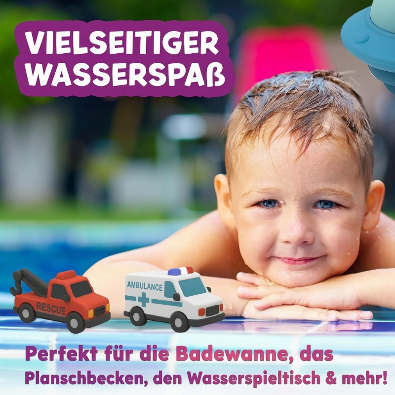 6 FCK schimmelfreie Badewannenspielzeuge aus Silikon für Babys