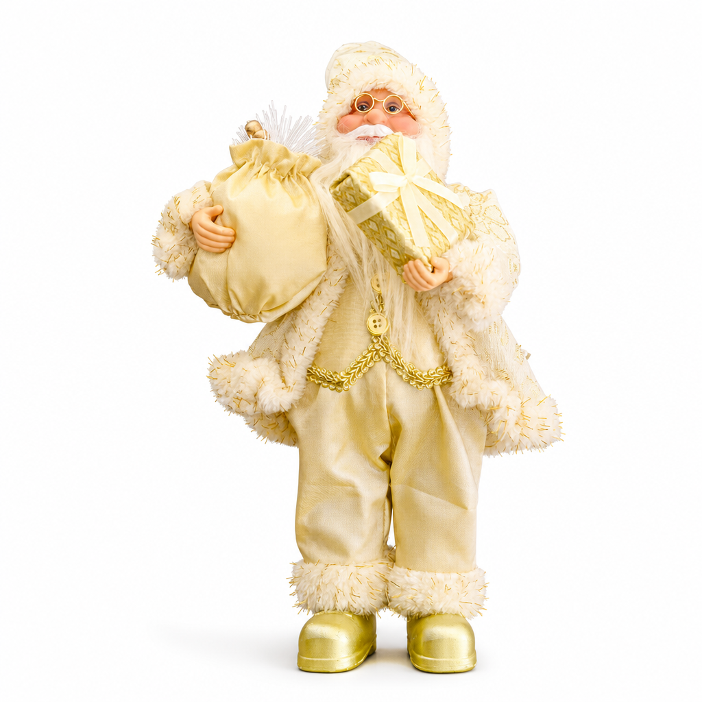 📢📢50% RABATT! 🎅 Dekorative Weihnachtsmann-Puppe – Strickdetails & Plüschbesatz für festliche Heimdekoration