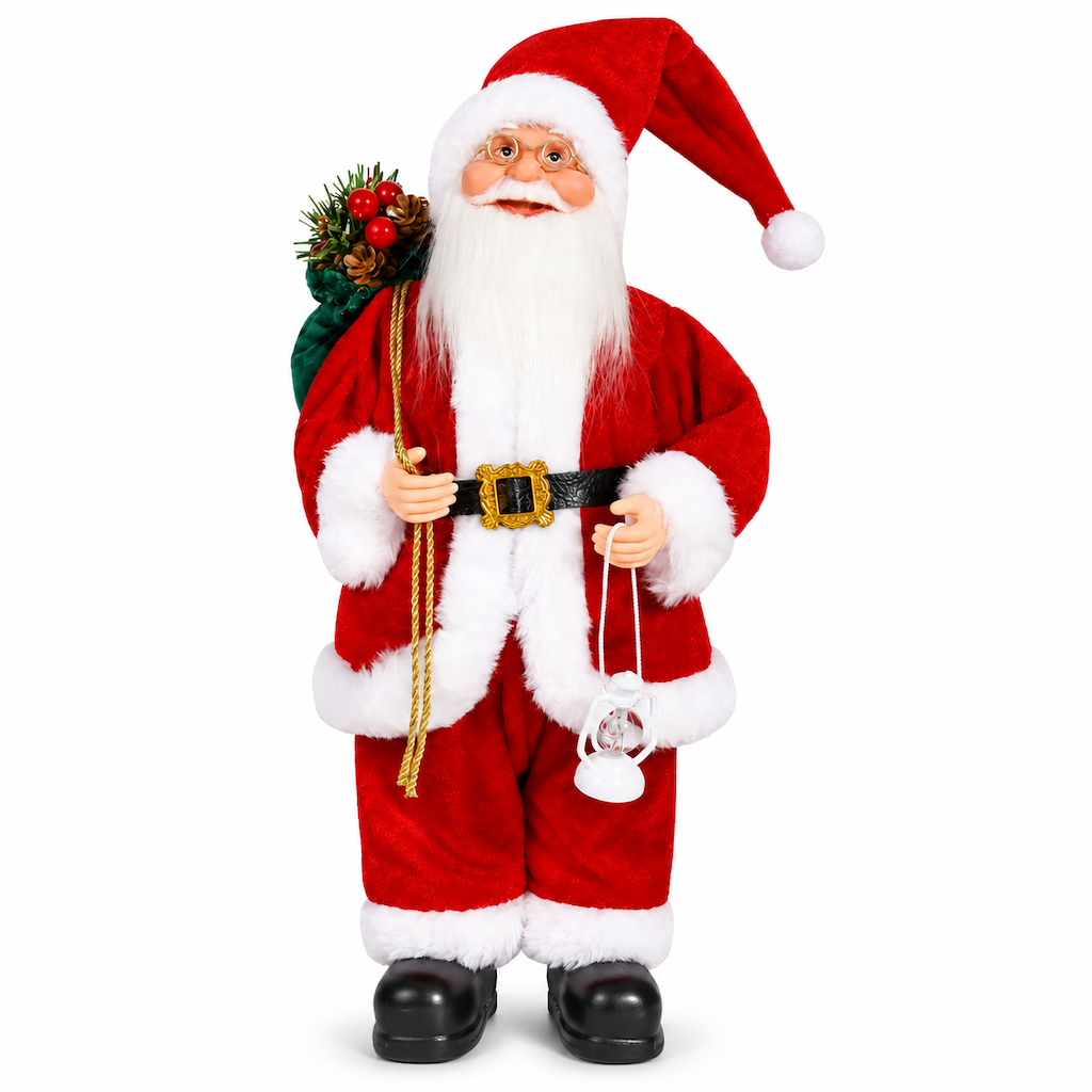 📢📢50% RABATT! 🎅 Dekorative Weihnachtsmann-Puppe – Strickdetails & Plüschbesatz für festliche Heimdekoration