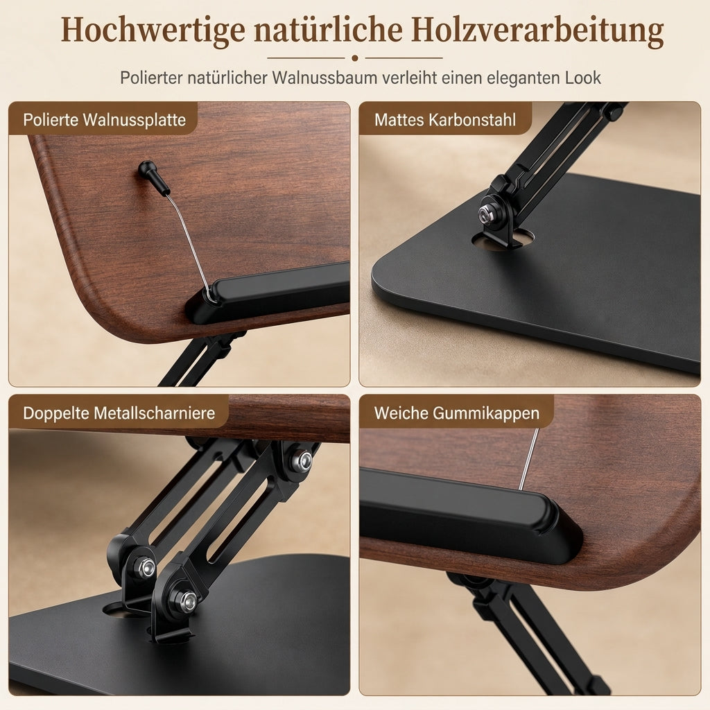 📚 50% RABATT! 🔄 Transparenter Buchständer – Acryl, 360° drehbar & Tablet-Halter ✨