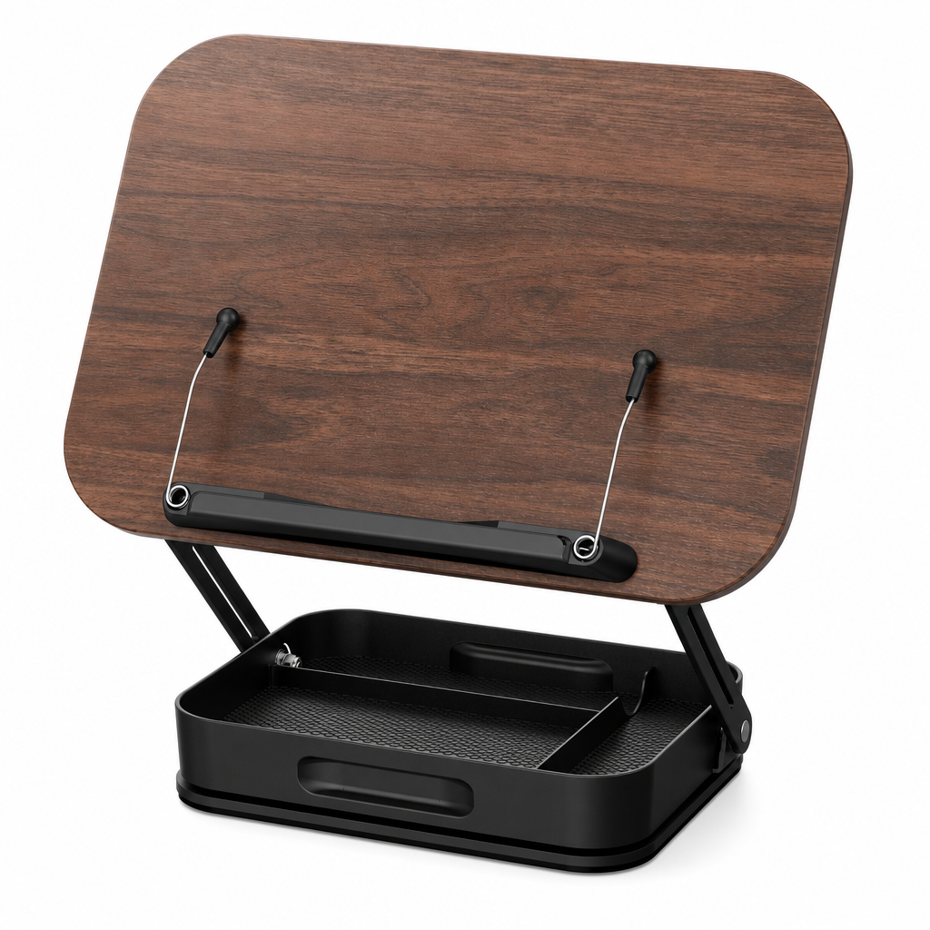 📚 50% RABATT! 🔄 Transparenter Buchständer – Acryl, 360° drehbar & Tablet-Halter ✨