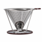 🥄 50% RABATT! ☕ Wiederverwendbarer Kaffeefilter aus 304 Edelstahl – doppellagiger Pour-Over-Aufsatz für 1–4 Tassen
