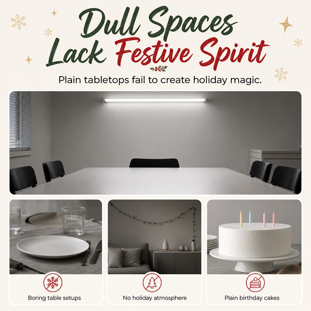 ⏳Zeitlich begrenztes Angebot⏳ Mini-Weihnachtszug aus Kunststoff – festliche Tisch- und Fensterdekoration, einzeln oder als 4-teiliges Set