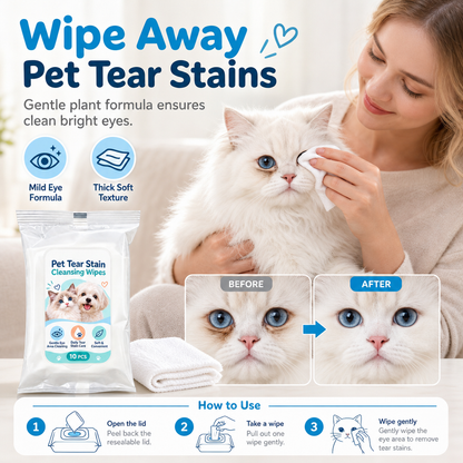 🔥🎁 2+1 GRATIS!!🐶🐱Augenreinigungstücher für Hunde und Katzen