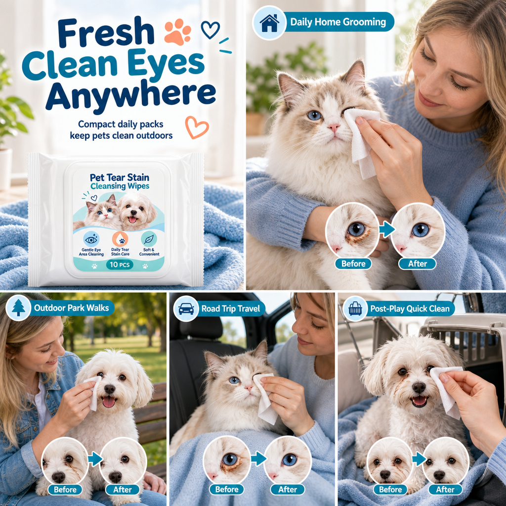 🔥🎁 2+1 GRATIS!!🐶🐱Augenreinigungstücher für Hunde und Katzen