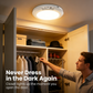 💡 50% Rabatt! 🔆 LED Deckenleuchte mit Bewegungssensor – magnetisch, USB-aufladbar & ultraflach, für Flur & Treppenhaus