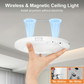 💡 50% Rabatt! 🔆 LED Deckenleuchte mit Bewegungssensor – magnetisch, USB-aufladbar & ultraflach, für Flur & Treppenhaus